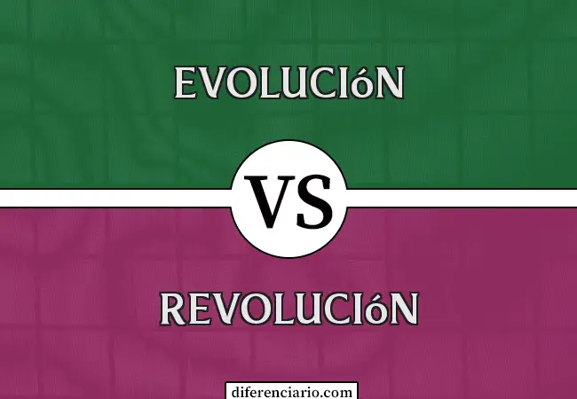 Diferencia entre Evolución y Revolución
