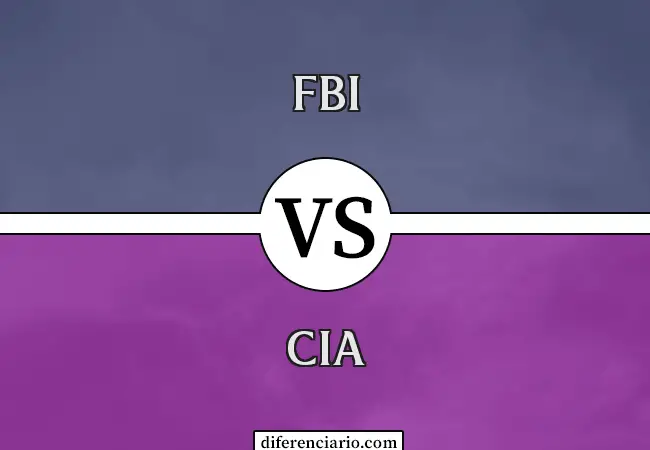 Diferencia entre FBI y CIA