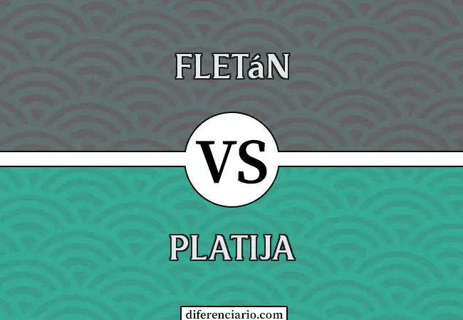 Diferencia entre fletán y platija