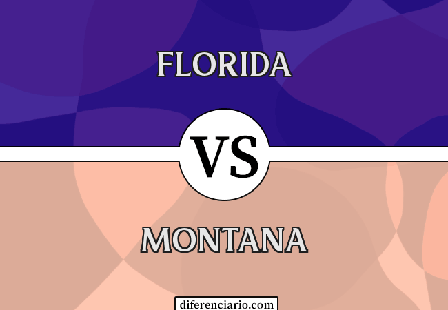 Diferencia entre Florida y Montana
