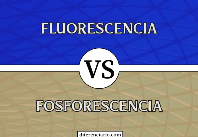 Diferencia entre fluorescencia y fosforescencia