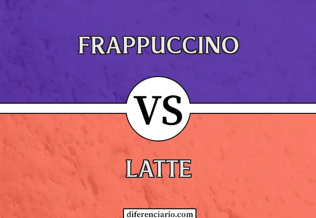 Diferencia entre Frappuccino y Latte