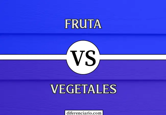 Diferencia entre fruta y verdura