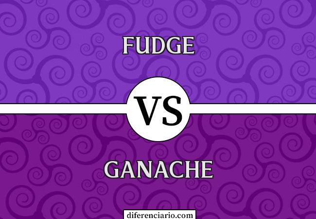 Diferencia entre Fudge y Ganache
