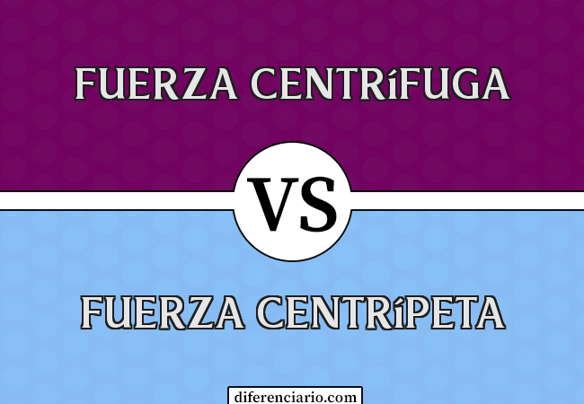 Diferencia entre fuerza centrífuga y fuerza centrípeta