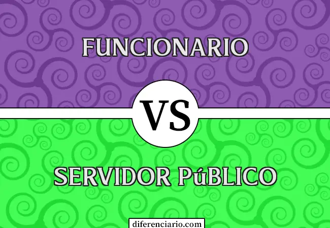 Diferencia entre funcionario y servidor público