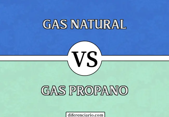 Diferencia entre gas natural y gas propano