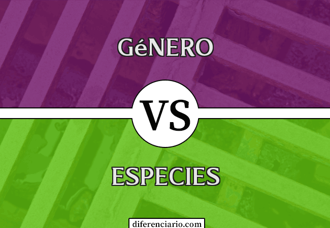 Diferencia entre Género y Especie