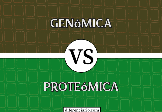 Diferencia entre genómica y proteómica