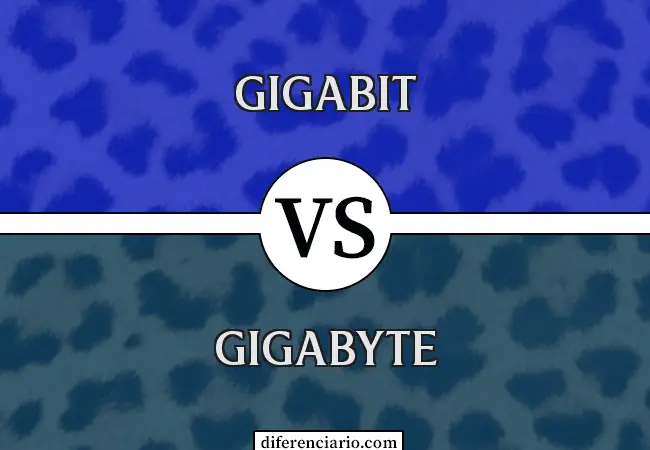 Diferencia entre Gigabit y Gigabyte