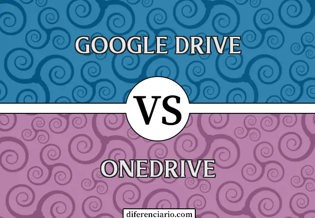 Diferencia entre Google Drive y OneDrive
