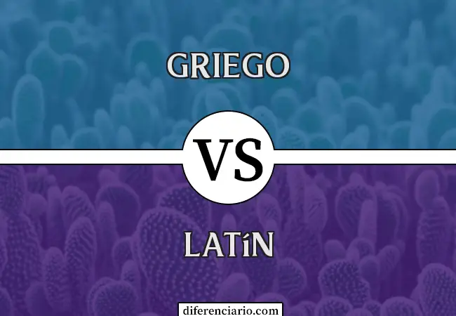 Diferencia entre griego y latín