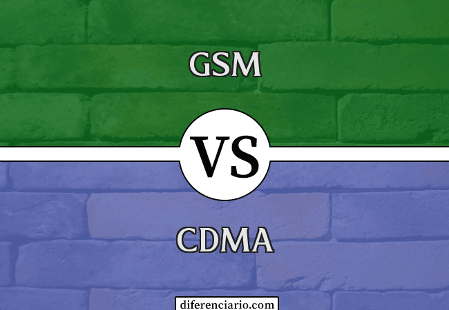 Diferencia entre GSM y CDMA