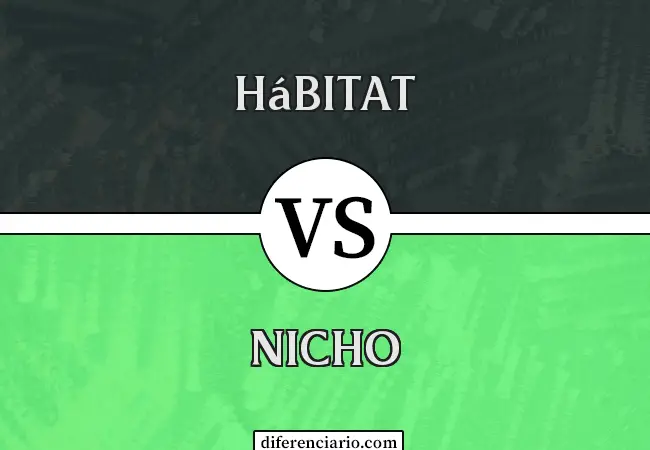 Diferencia entre Hábitat y Nicho