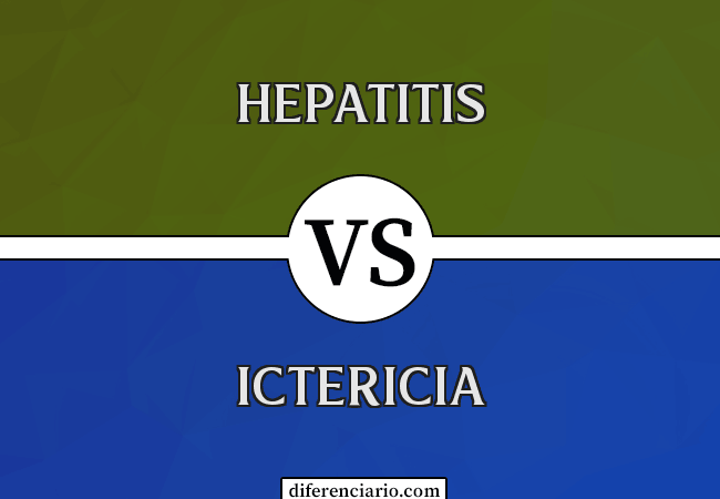 Diferencia entre hepatitis e ictericia