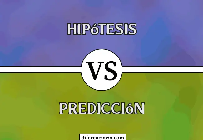 Diferencia entre Hipótesis y Predicción