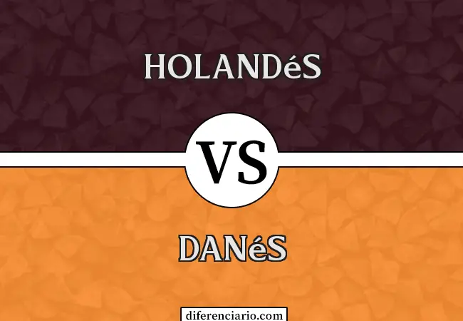 Diferencia entre holandés y danés