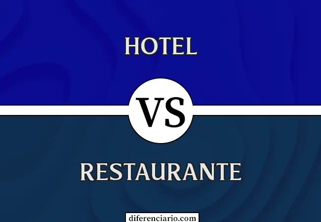 Diferencia entre Hotel y Restaurante