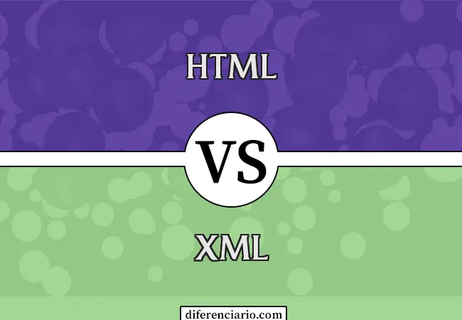 Diferencia entre HTML y XML