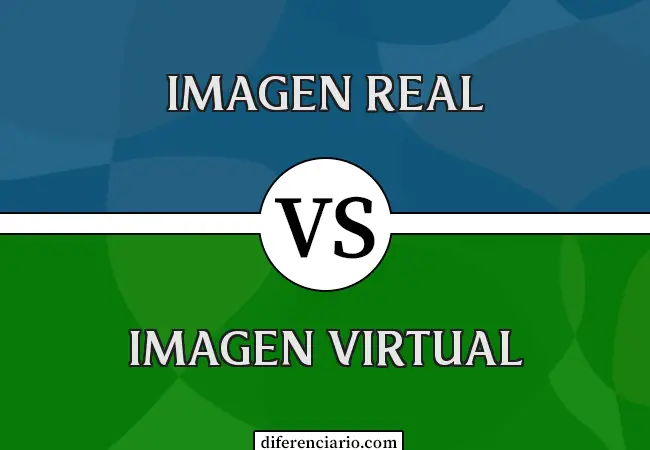 Diferencia entre imagen real e imagen virtual