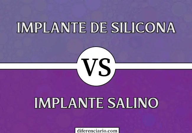 Diferencia entre implante de silicona e implante salino