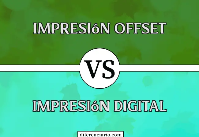 Diferencia entre impresión offset e impresión digital