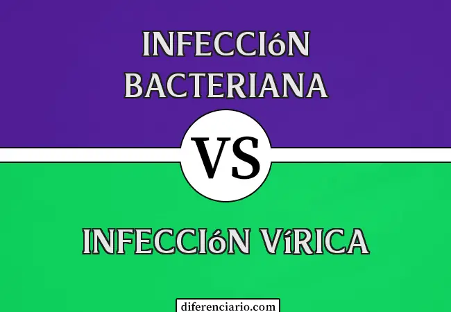 Diferencia entre infección bacteriana e infección vírica