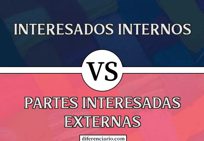 Diferencia entre partes interesadas internas y partes interesadas externas