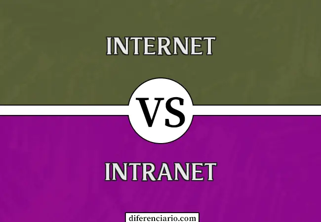 Diferencia entre Internet e Intranet