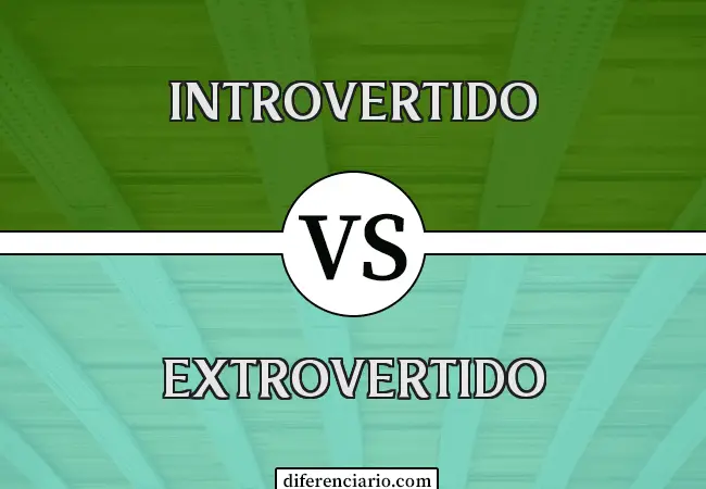 Diferencia entre Introvertido y Extrovertido