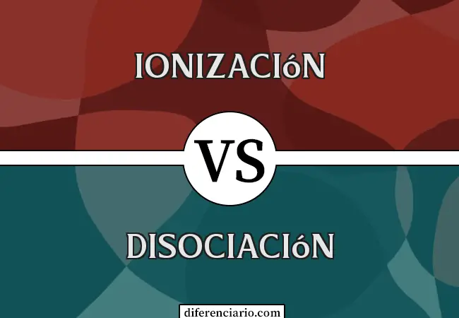 Diferencia entre Ionización y Disociación