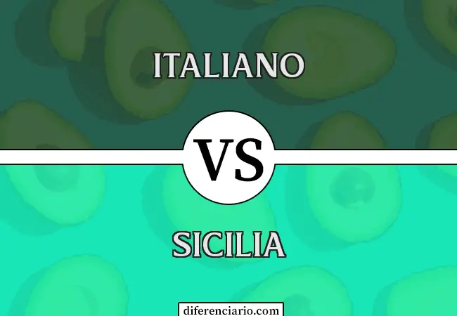 Diferencia entre italiano y siciliano