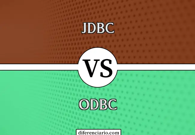 Diferencia entre JDBC y ODBC