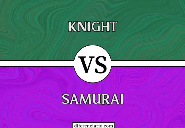 Diferencia entre caballero y samurái