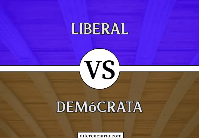 Diferencia entre liberal y demócrata