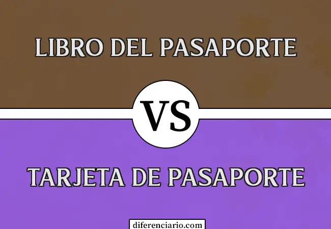 Diferencia entre la libreta y la tarjeta de pasaporte