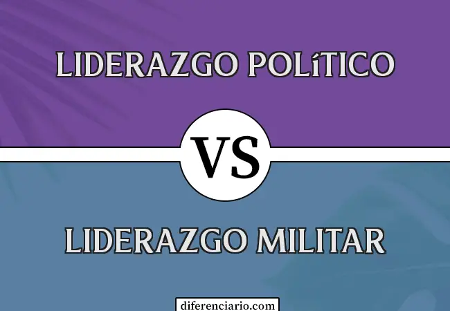 Diferencia entre liderazgo político y liderazgo militar