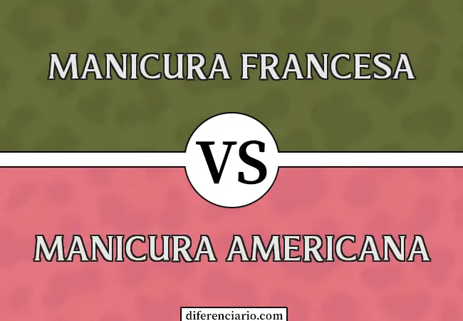 Diferencia entre manicura francesa y manicura americana