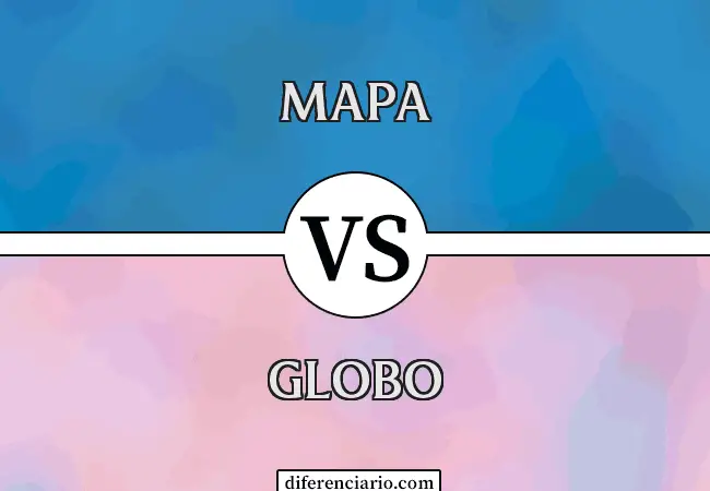 Diferencia entre mapa y globo terráqueo