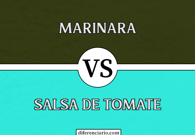 Diferencia entre salsa marinera y salsa de tomate
