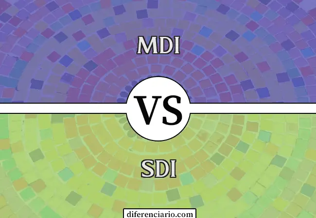 Diferencia entre MDI y SDI