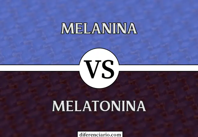 Diferencia entre melanina y melatonina