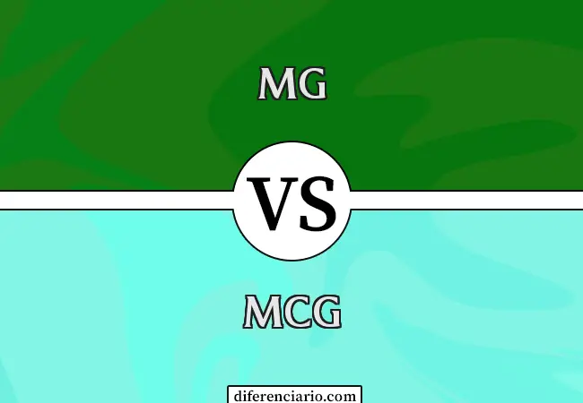 Diferencia entre MG y MCG