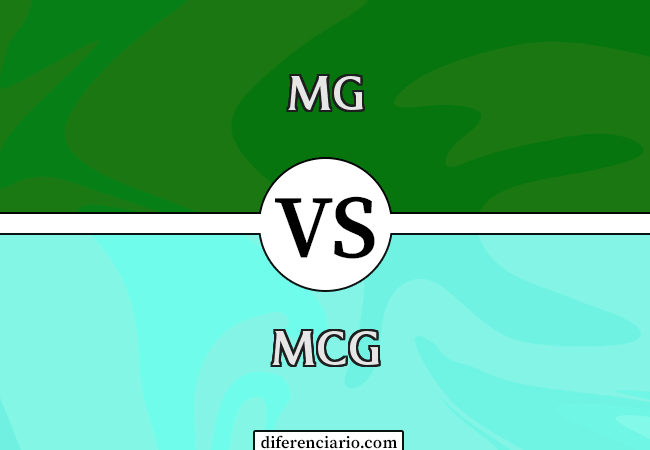 Diferencia entre MG y MCG