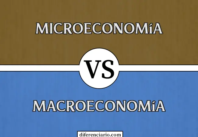 Diferencia entre microeconomía y macroeconomía
