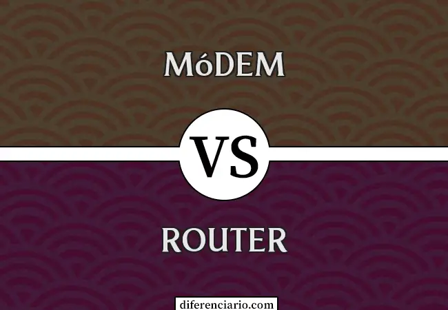 Diferencia entre módem y router