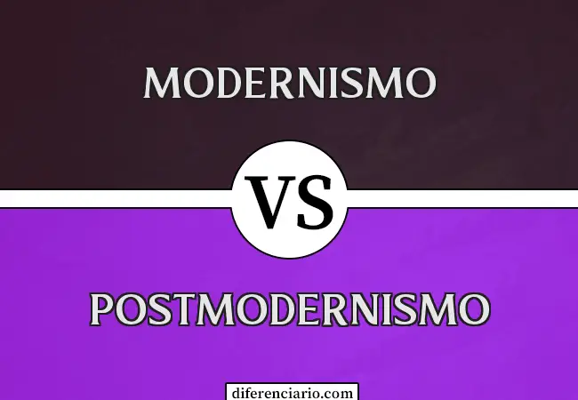 Diferencia entre Modernismo y Postmodernismo