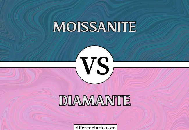 Diferencia entre Moissanita y Diamante