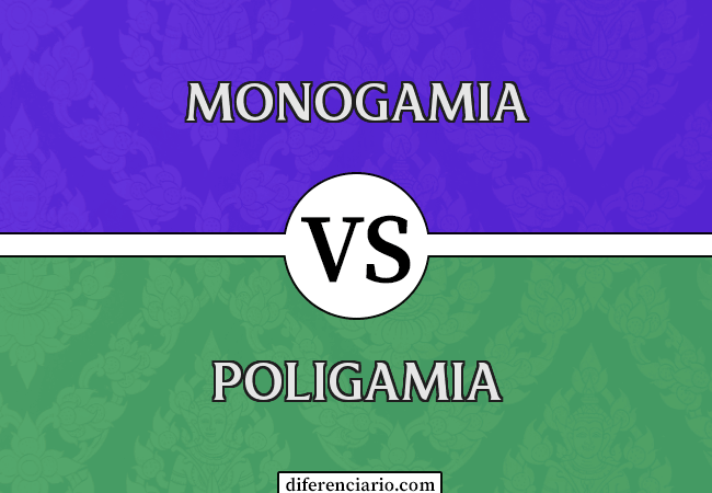 Diferencia entre monogamia y poligamia