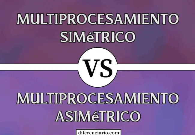 Diferencia entre multiprocesamiento simétrico y multiprocesamiento asimétrico